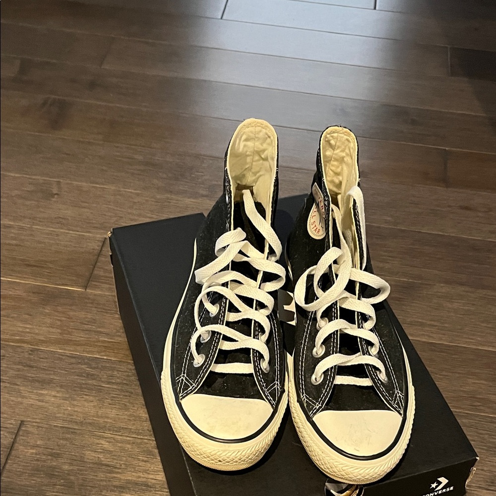 Converse Chuck Taylor Black and White High-Top Sneakers